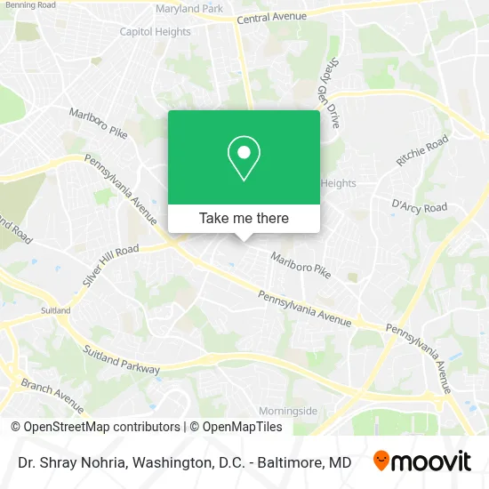 Dr. Shray Nohria map