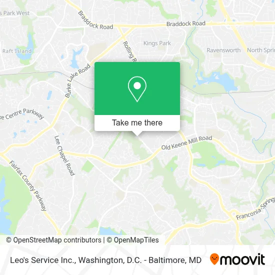 Leo's Service Inc. map