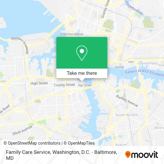 Family Care Service map