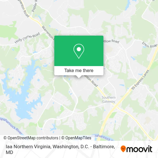 Iaa Northern Virginia map