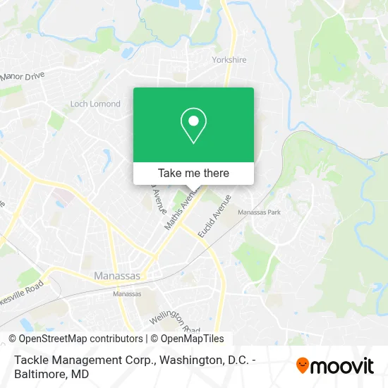 Tackle Management Corp. map