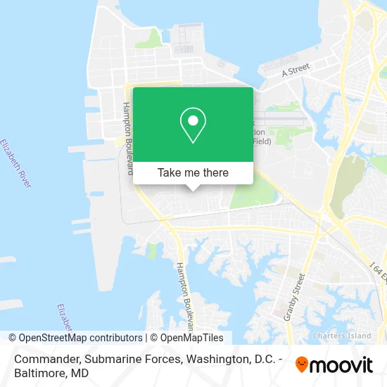 Commander, Submarine Forces map