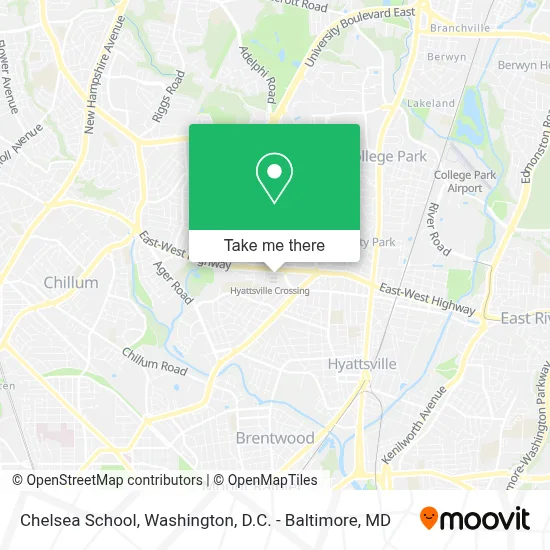 Chelsea School map