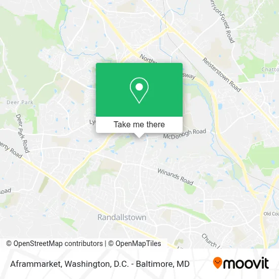 Aframmarket map