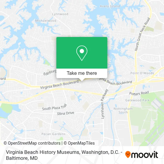 Virginia Beach History Museums map