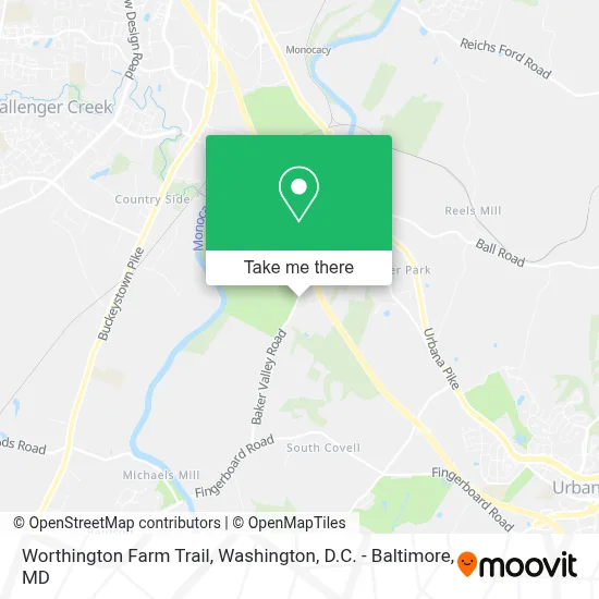 Worthington Farm Trail map