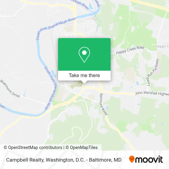 Campbell Realty map