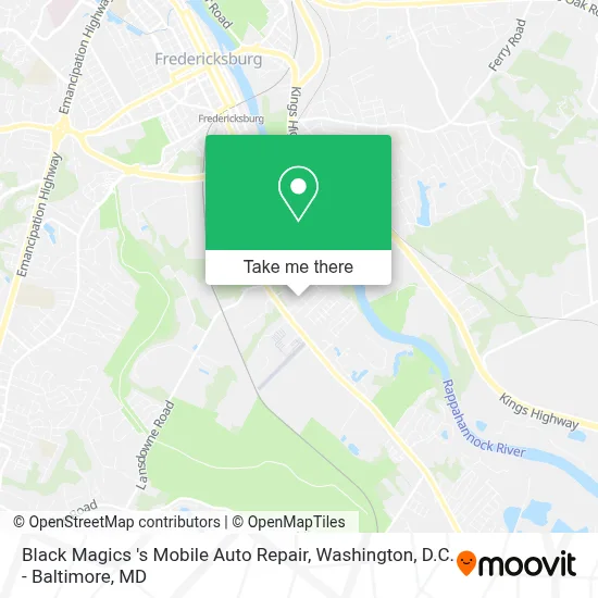 Black Magics 's Mobile Auto Repair map