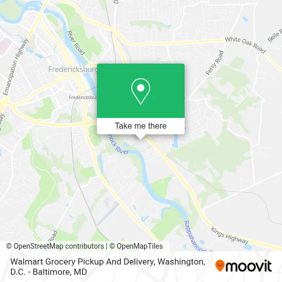 Walmart Grocery Pickup And Delivery map