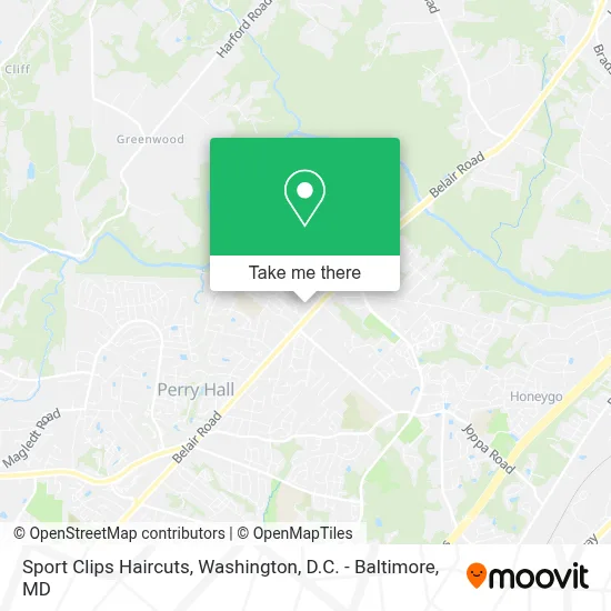 Sport Clips Haircuts map