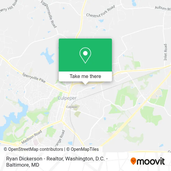 Ryan Dickerson - Realtor map