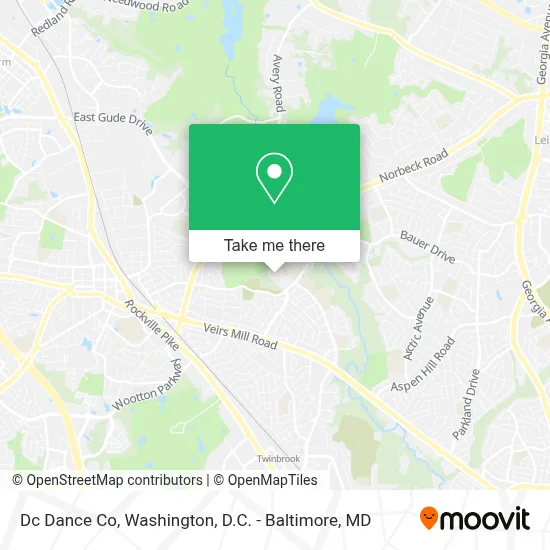 Dc Dance Co map
