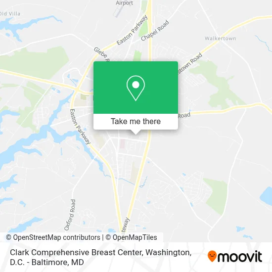Clark Comprehensive Breast Center map