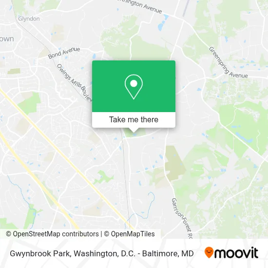 Gwynbrook Park map
