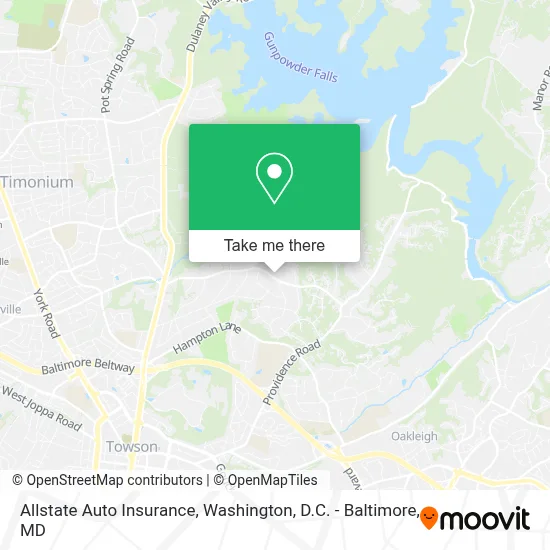 Allstate Auto Insurance map