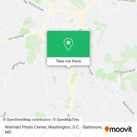 Walmart Photo Center map