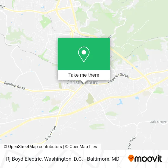 Rj Boyd Electric map
