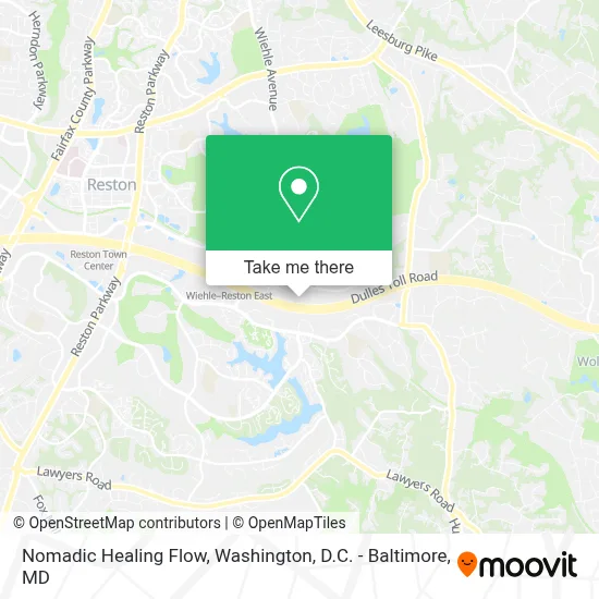 Nomadic Healing Flow map