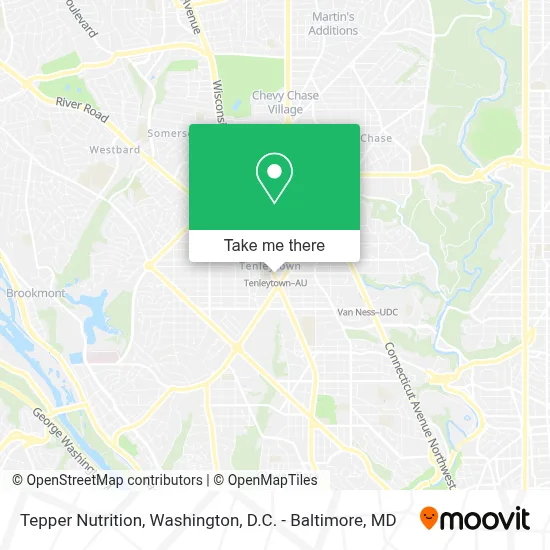 Tepper Nutrition map