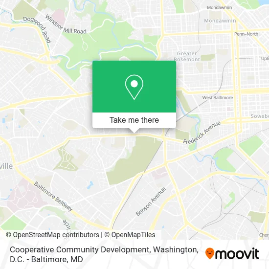 Cooperative Community Development map