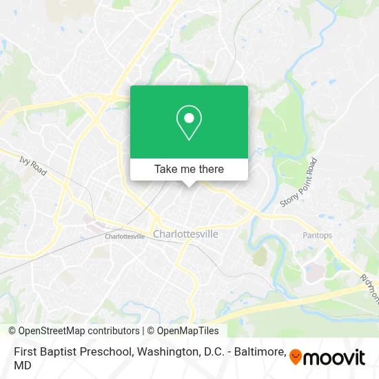 First Baptist Preschool map