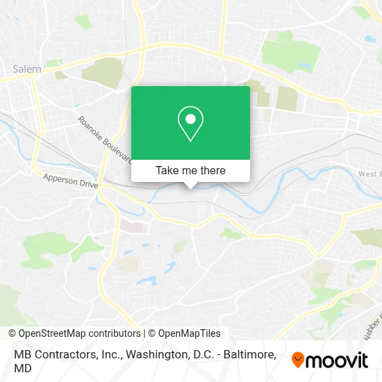 MB Contractors, Inc. map