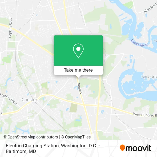 Electric Charging Station map