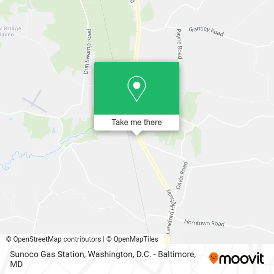 Sunoco Gas Station map