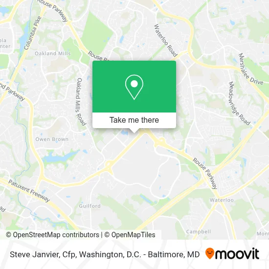 Steve Janvier, Cfp map