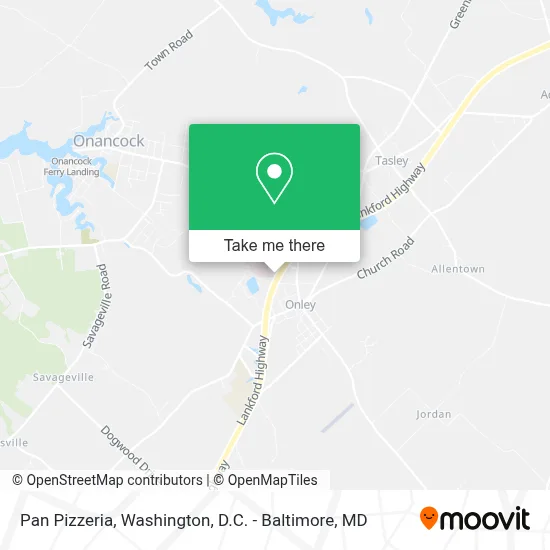Pan Pizzeria map