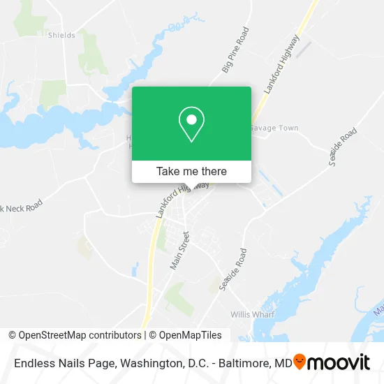 Endless Nails Page map
