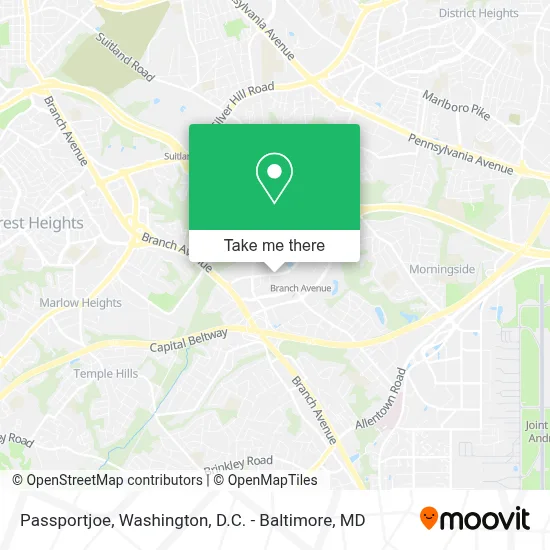 Passportjoe map