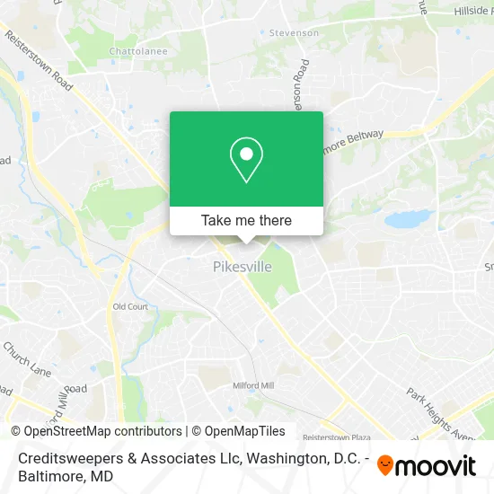 Creditsweepers & Associates Llc map