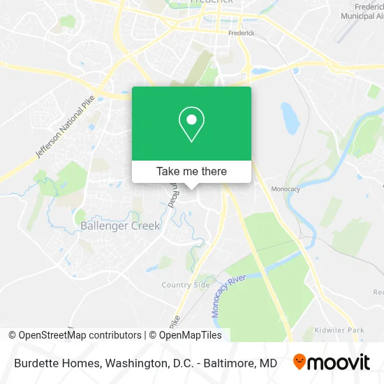 Burdette Homes map