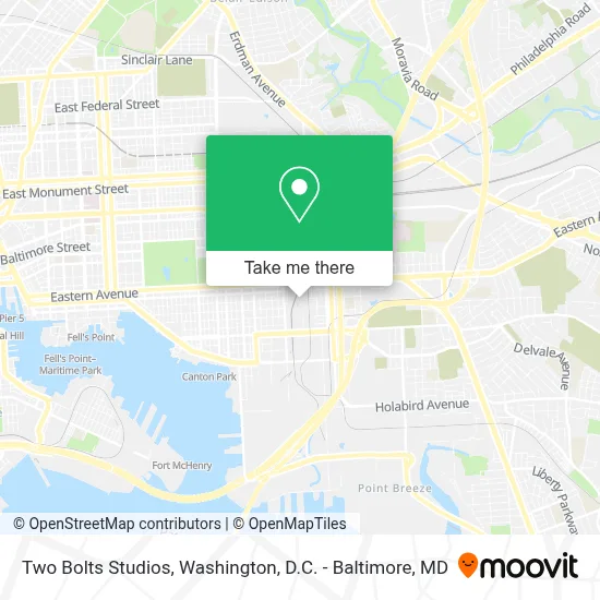 Two Bolts Studios map