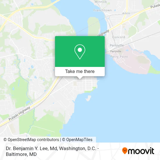 Dr. Benjamin Y. Lee, Md map