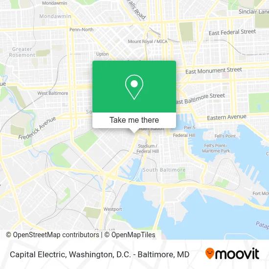 Capital Electric map
