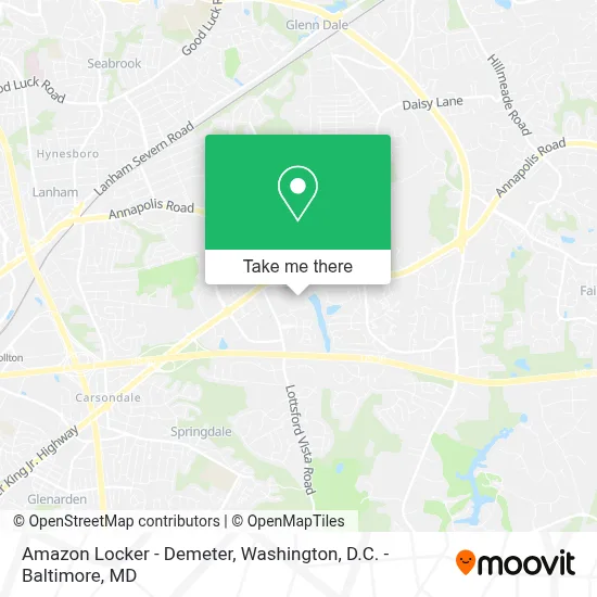 Amazon Locker - Demeter map
