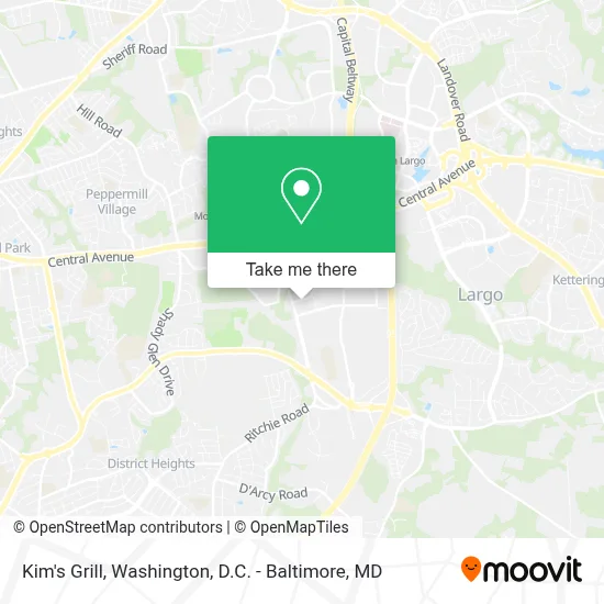 Kim's Grill map