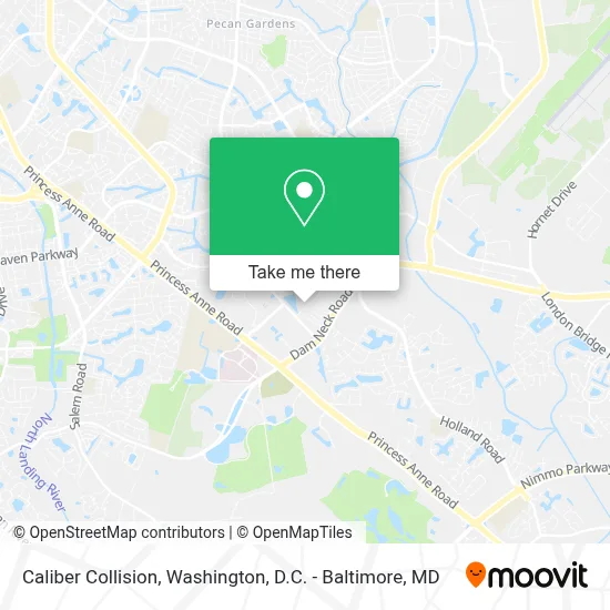 Caliber Collision map