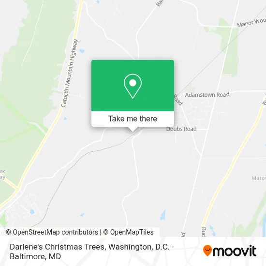Darlene's Christmas Trees map