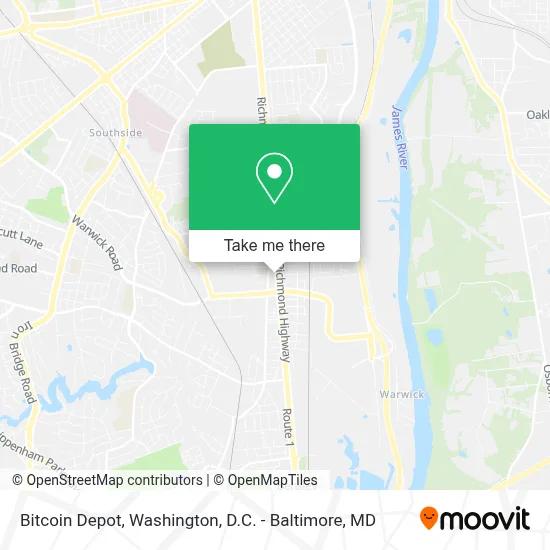 Bitcoin Depot map