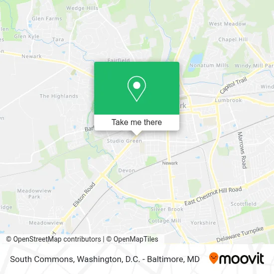 South Commons map