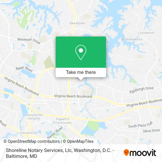 Shoreline Notary Services, Llc map