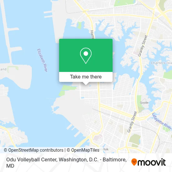 Odu Volleyball Center map
