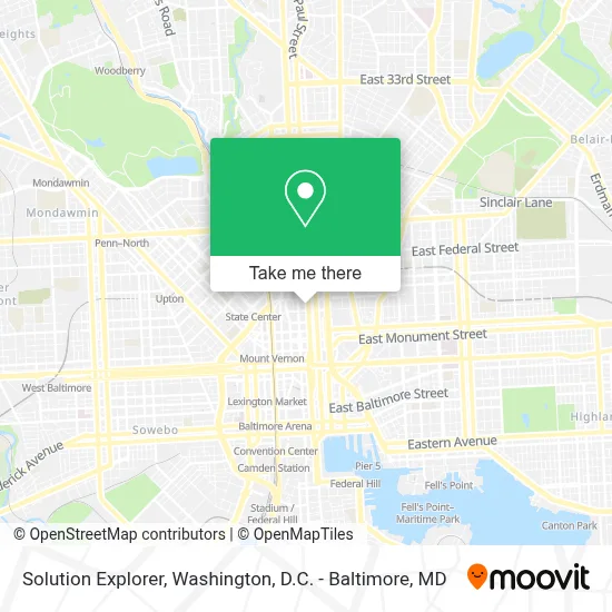 Solution Explorer map