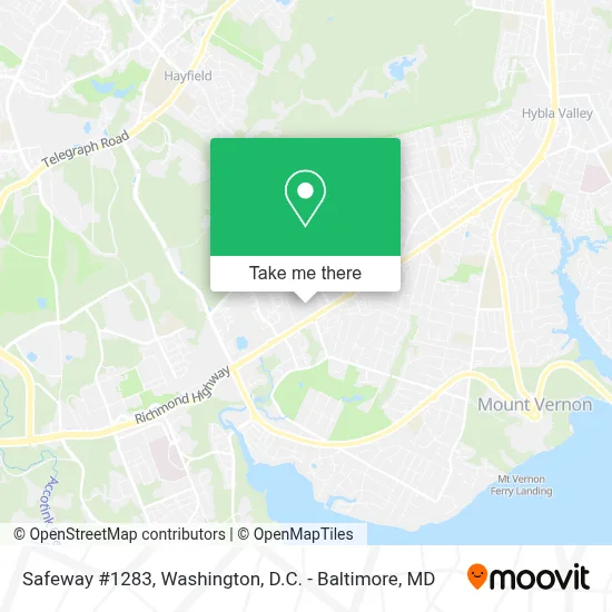 Safeway #1283 map