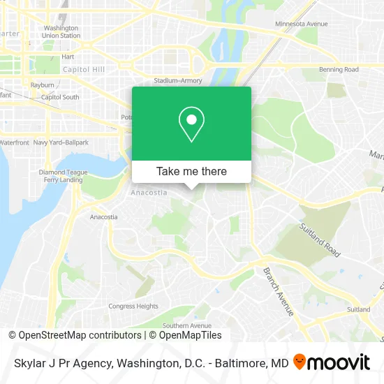 Skylar J Pr Agency map
