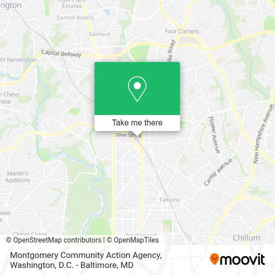 Montgomery Community Action Agency map