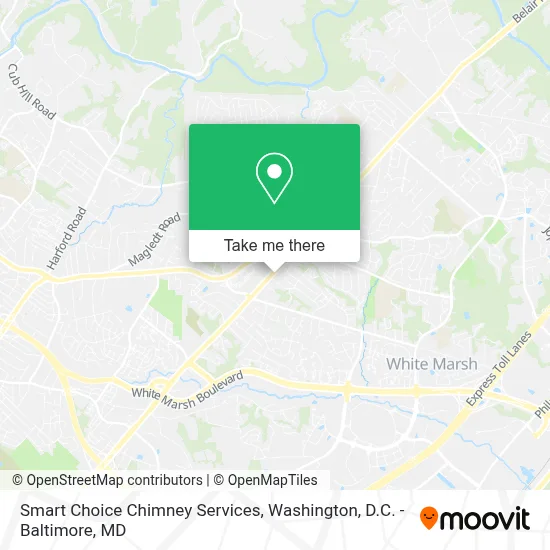 Smart Choice Chimney Services map